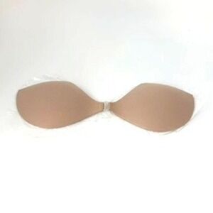 BOOMBA Demi Sticky Bra Beige Size AA Strapless Adhesive Silicone NEW